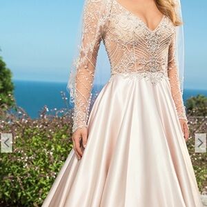 Casablanca Bridal Dress #2358 in the fairytale collection in Ivory
